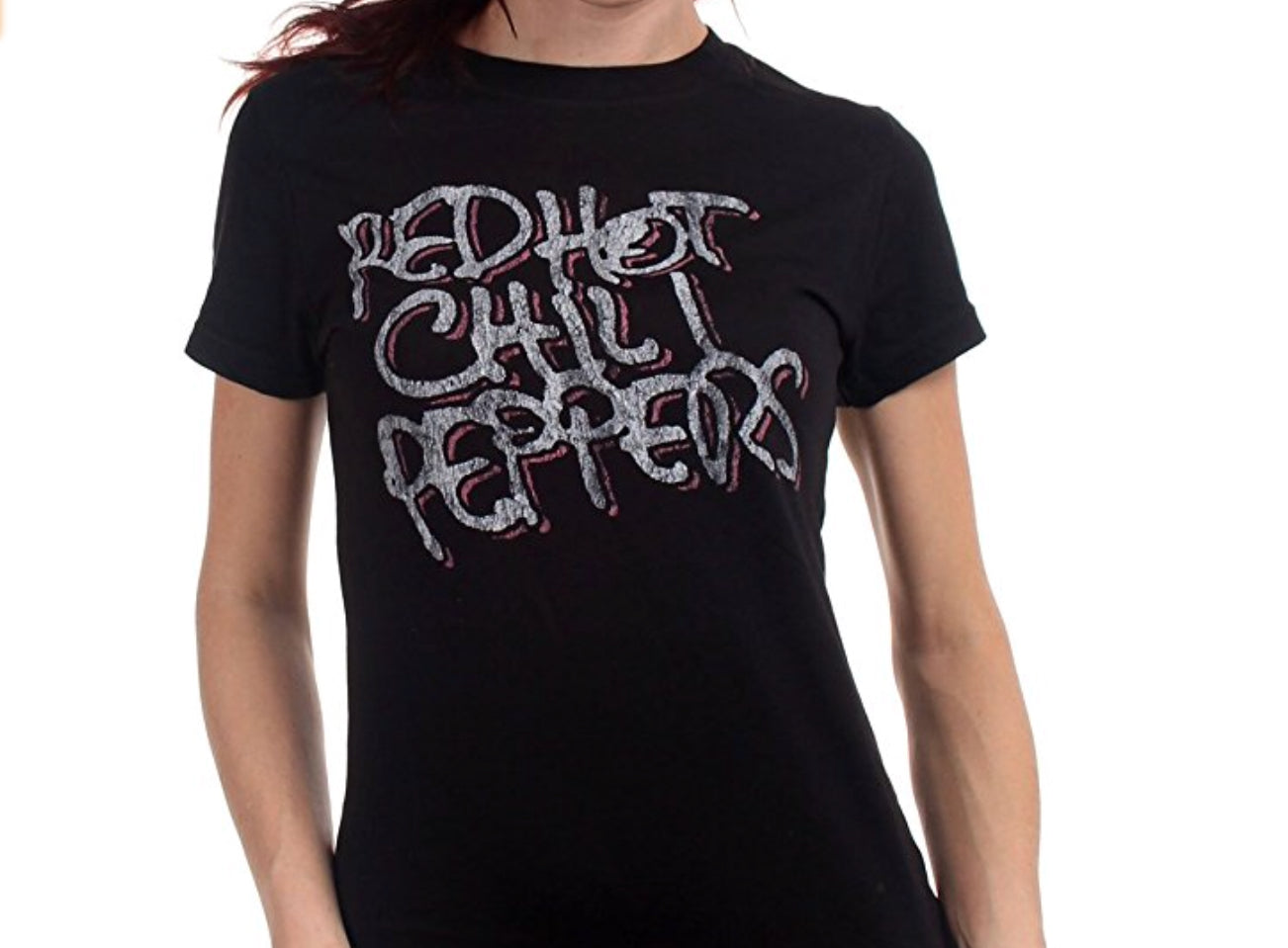 Red Hot Chili Peppers Freehand Juniors T-Shirt-T-Shirts-PANTIESANDPUMPS.COM