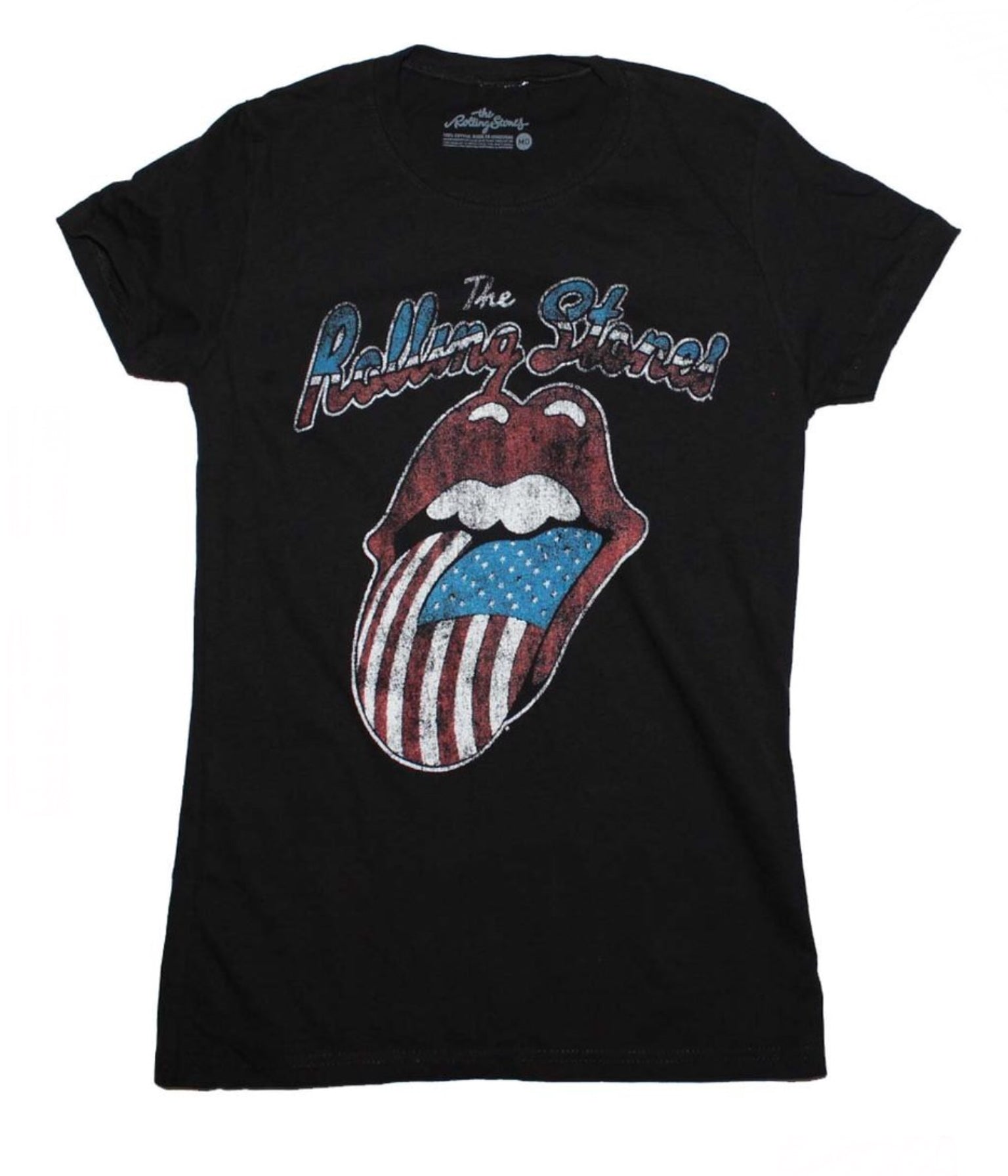 Rolling Stones Vintage USA Juniors Tee-T-Shirts-PANTIESANDPUMPS.COM