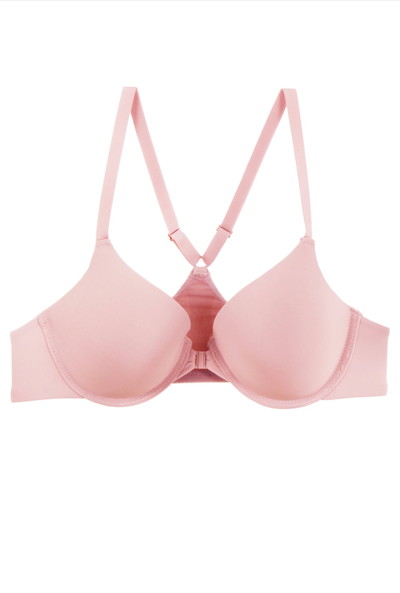 Solid Coverage Racerback Bra-Lingerie-PANTIESANDPUMPS.COM
