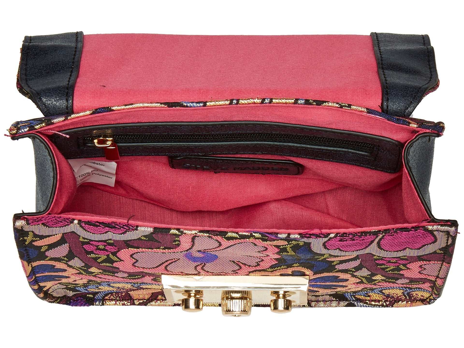 Steve Madden Magenta Lara Satchel Bag-Bags-PANTIESANDPUMPS.COM