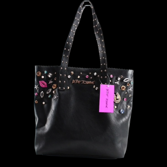 Betsey Johnson Pearly Jewels Tote