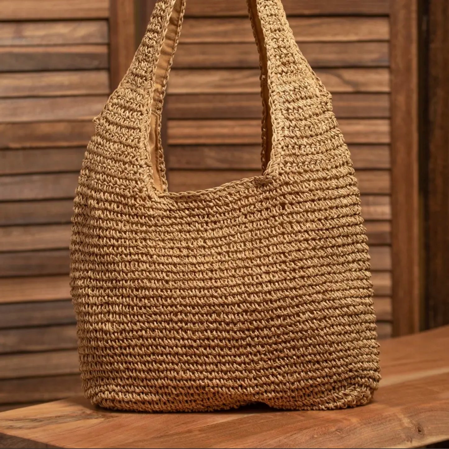 Straw Shoulder Bag