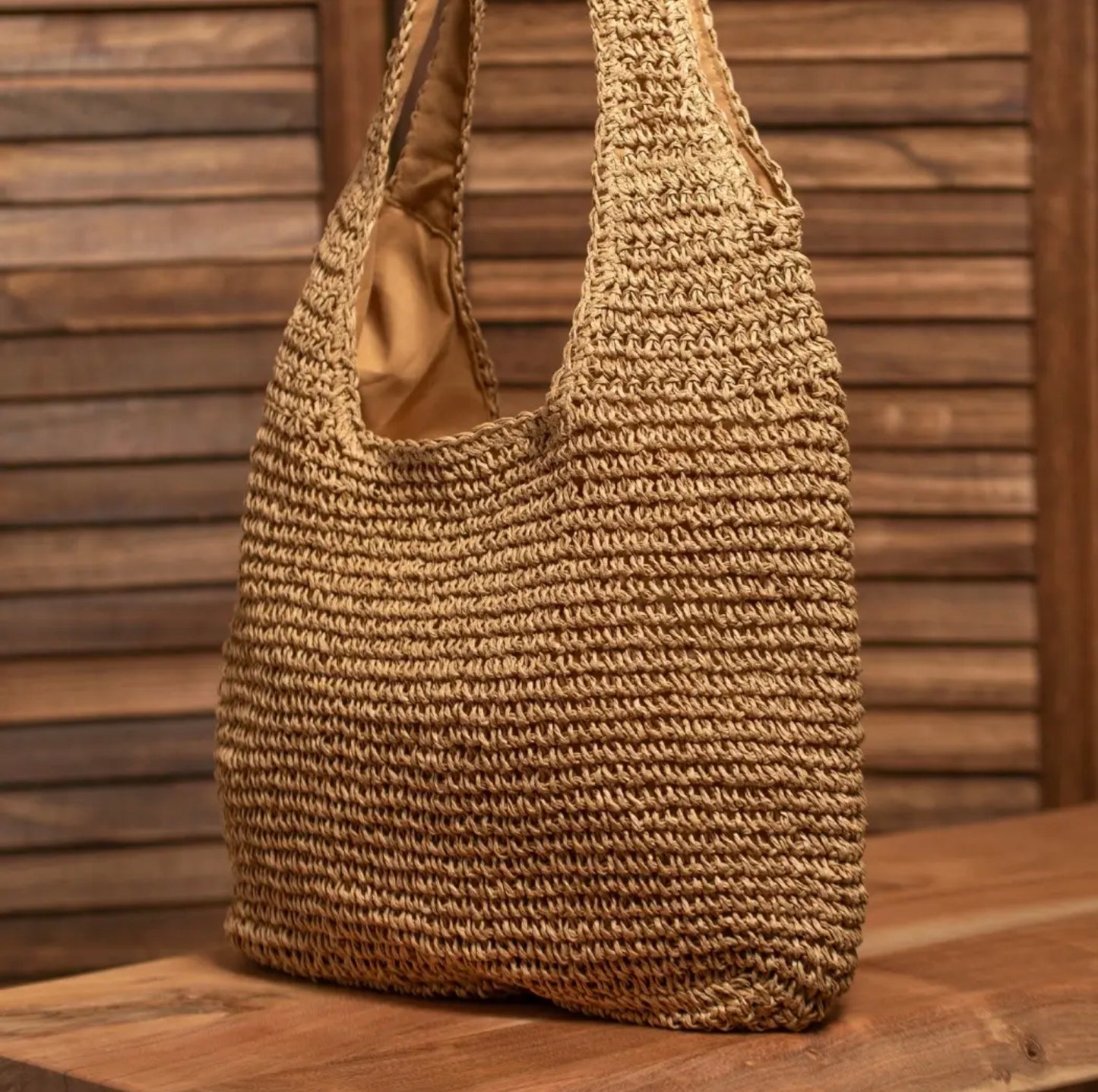 Straw Shoulder Bag