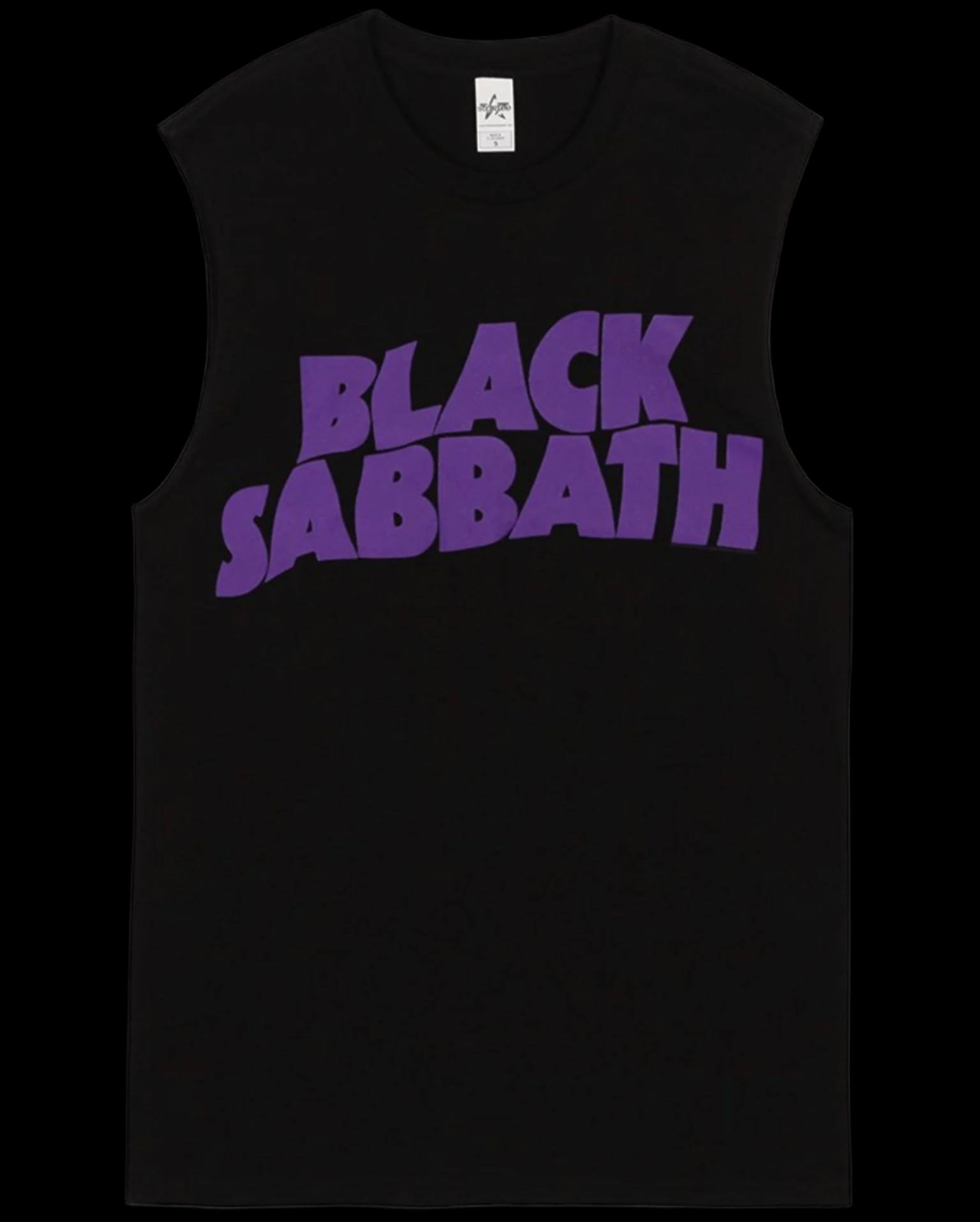 Black Sabbath Purple Logo Men’s Sleeveless T-Shirt