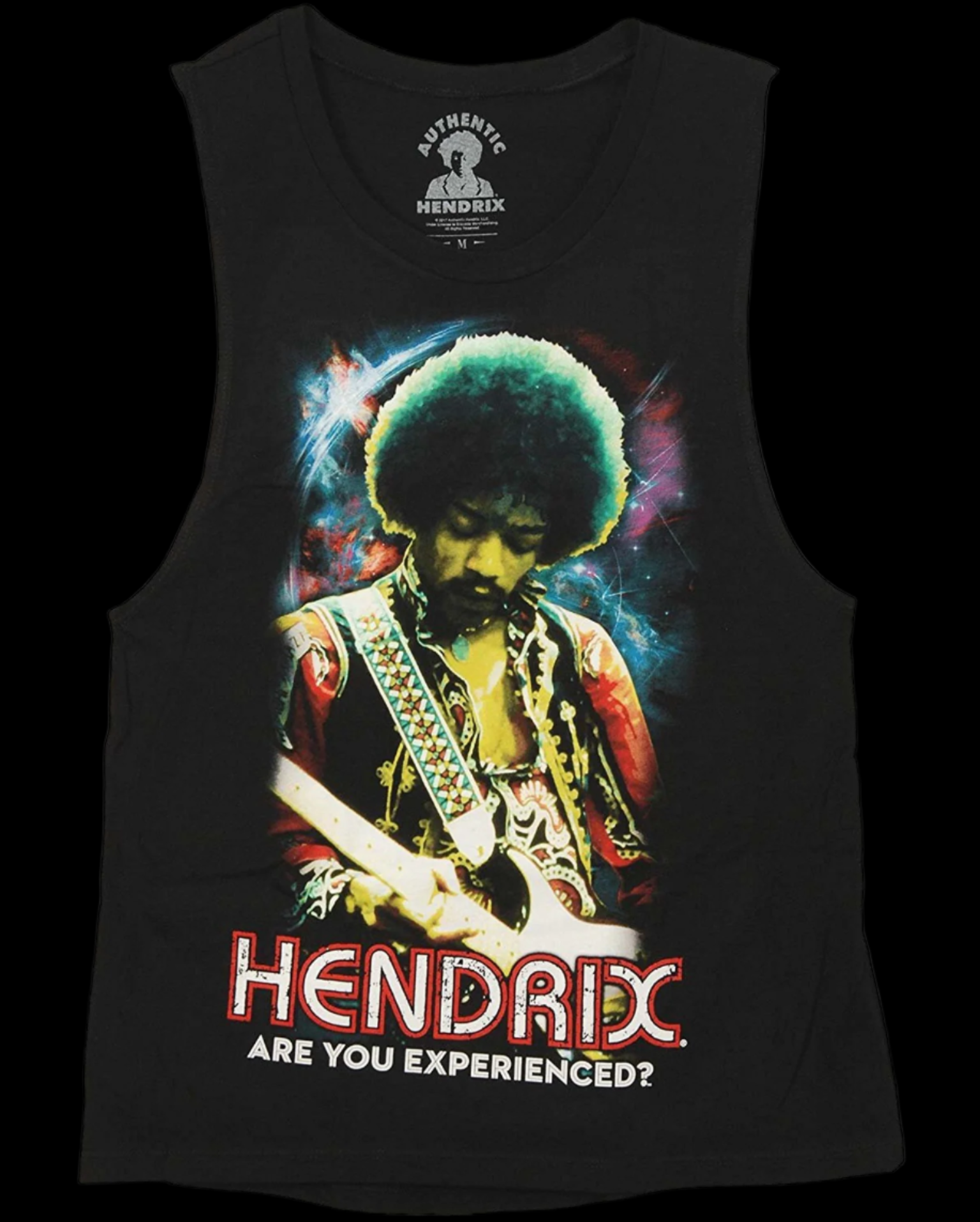 Jimi Hendrix Are You Experienced? Galaxy Tank Top