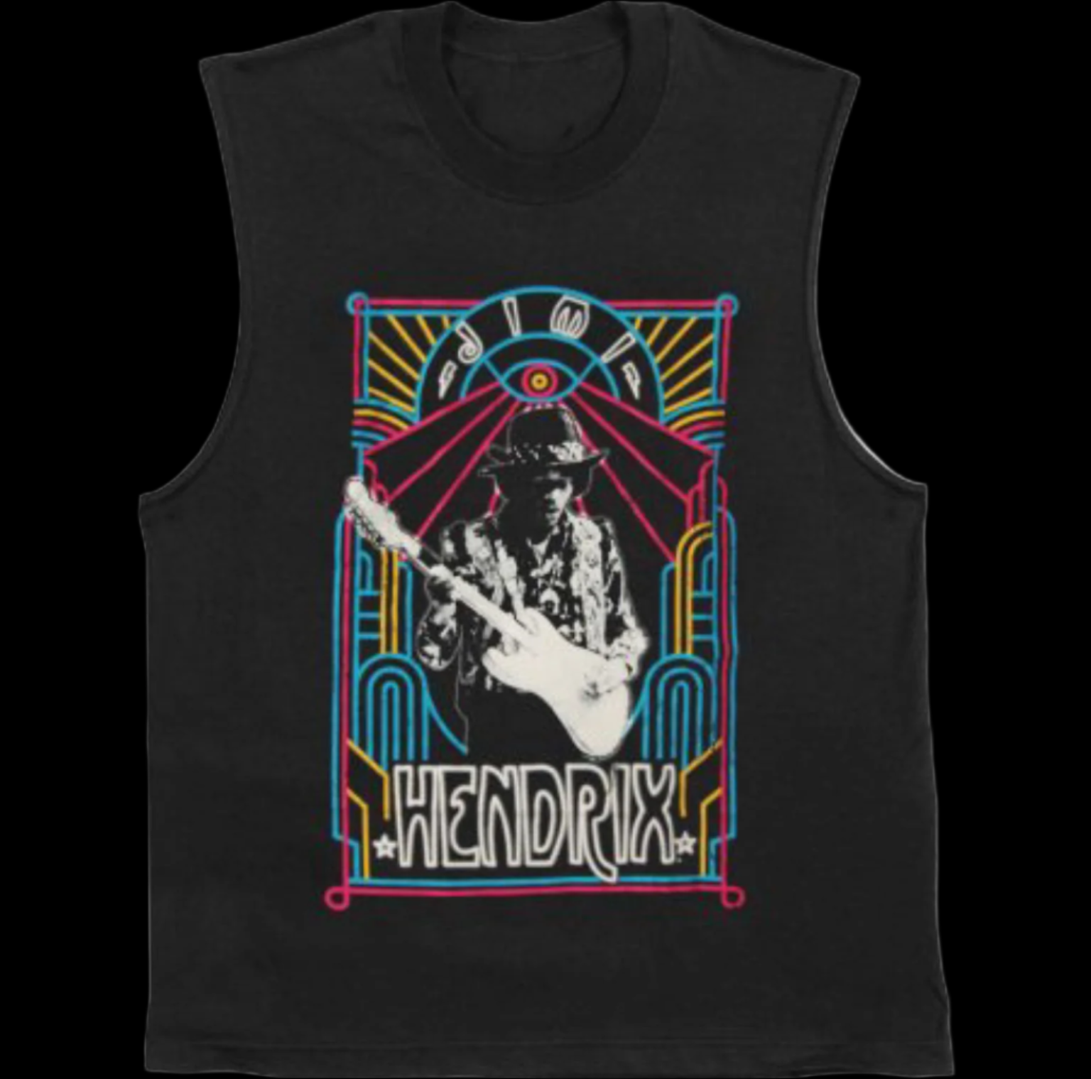 Jimi Hendrix Electric Women’s Muscle Tank Top
