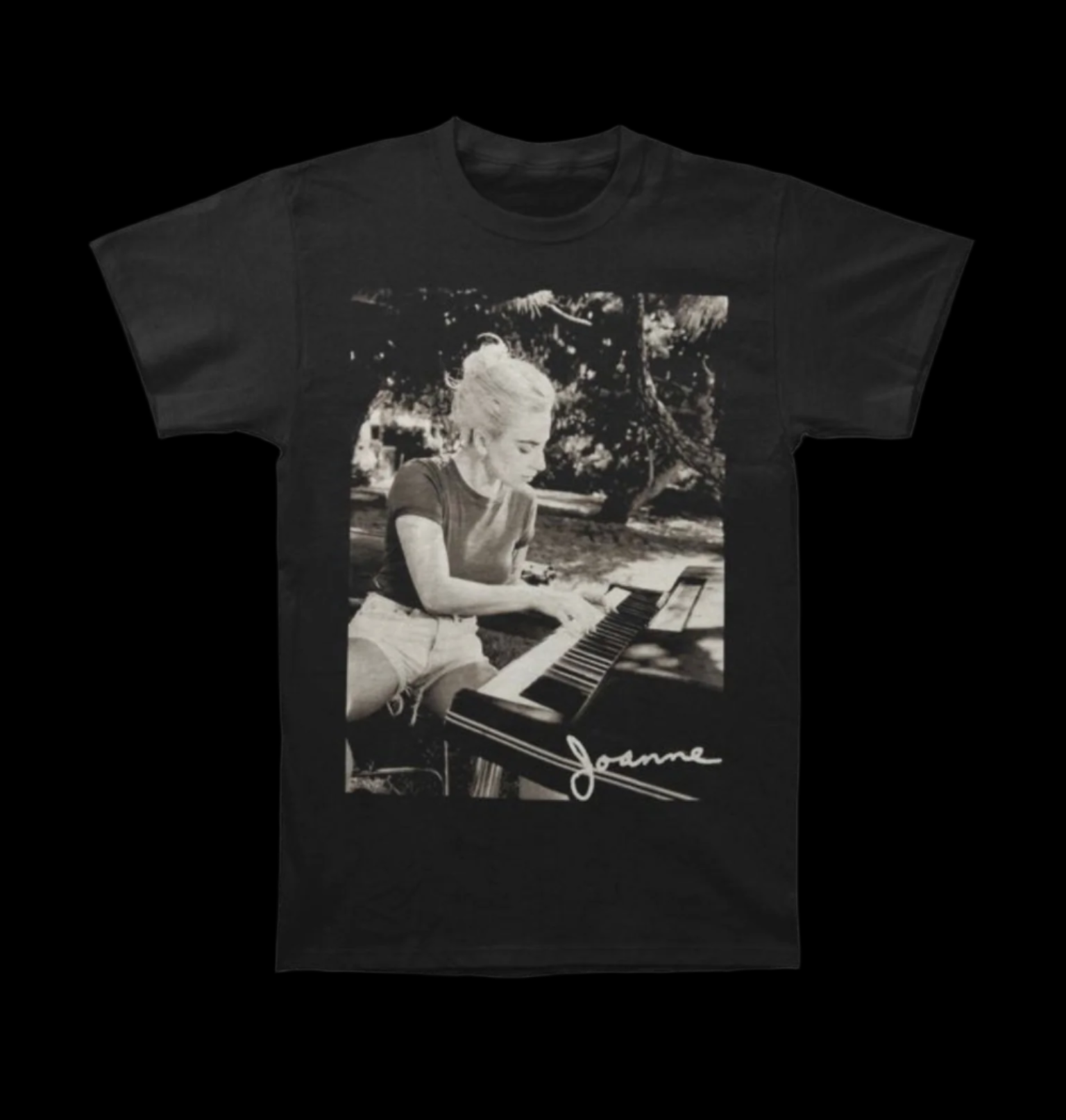 Lady Gaga Joanne Piano Photo T-Shirt