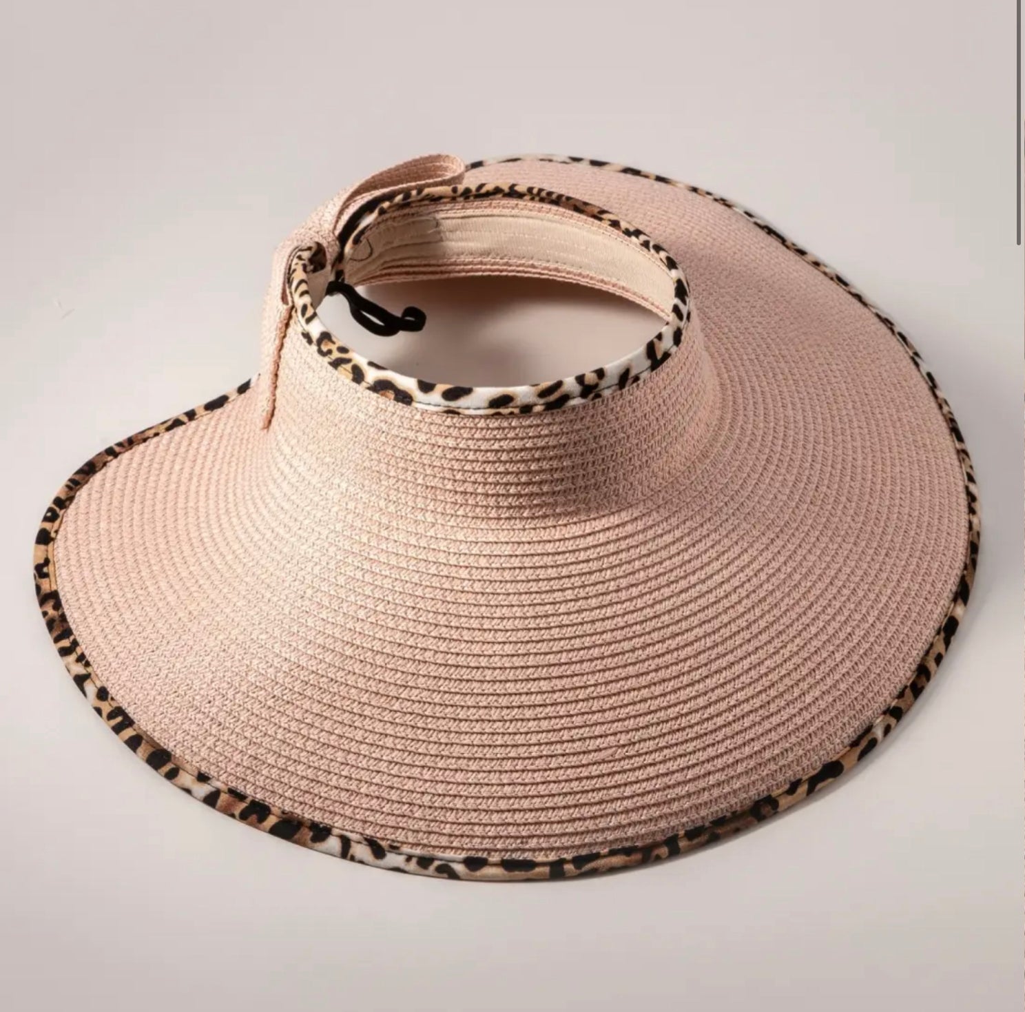 Leopard Brim Visor Hat-Hats-PANTIESANDPUMPS.COM