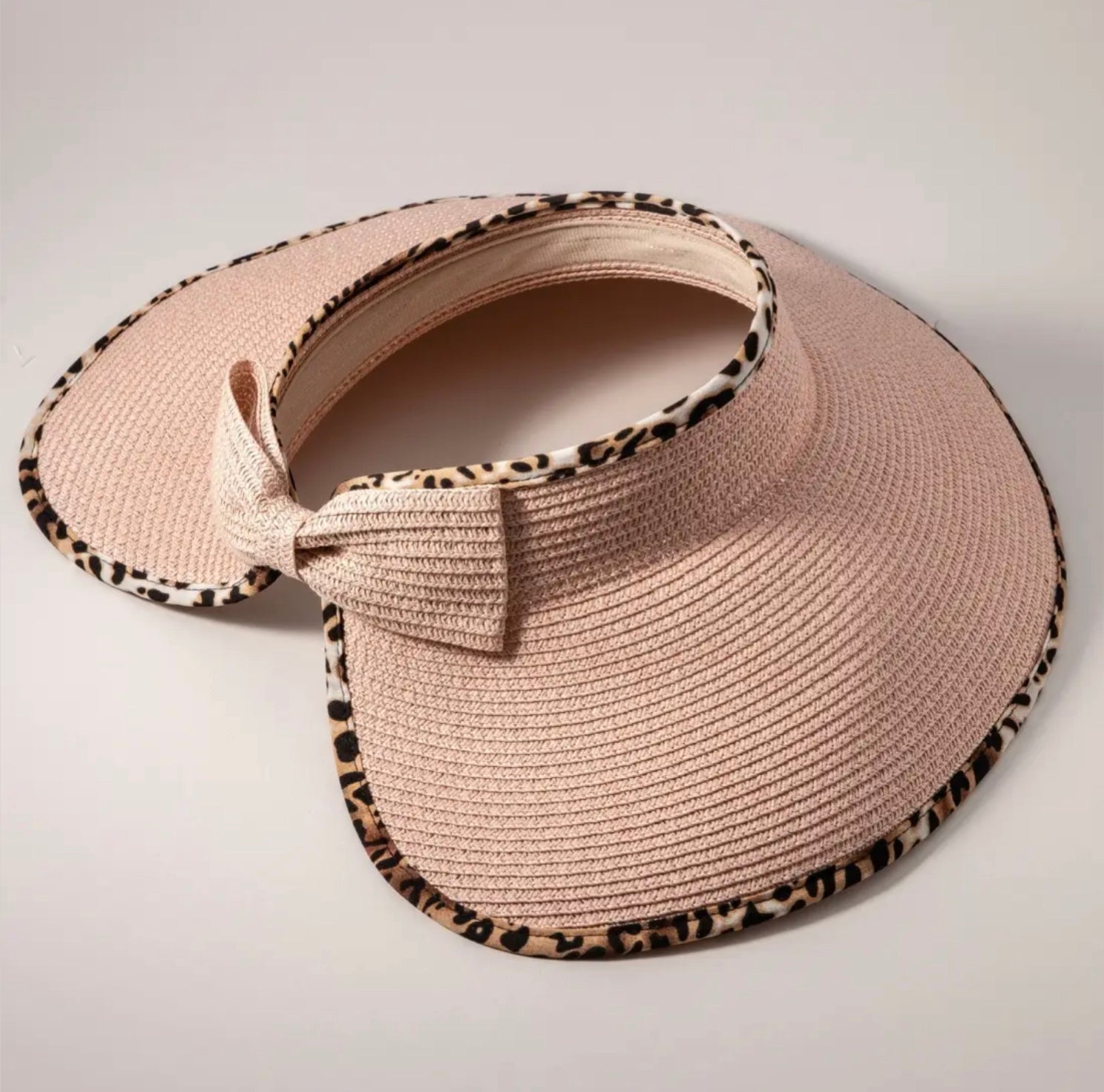 Leopard Brim Visor Hat-Hats-PANTIESANDPUMPS.COM