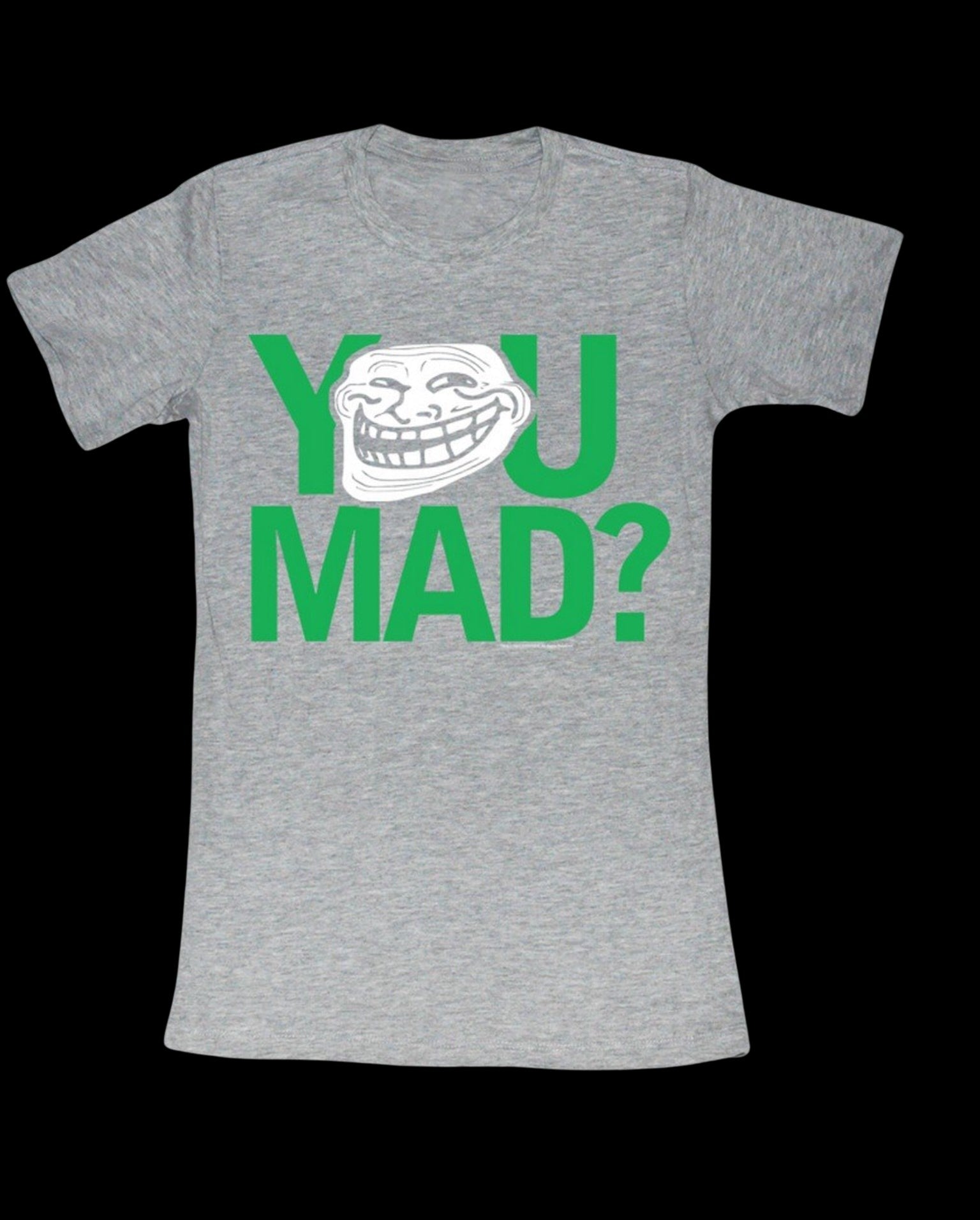 You Mad Green Faded High Women’s T-Shirt-T-Shirts-PANTIESANDPUMPS.COM