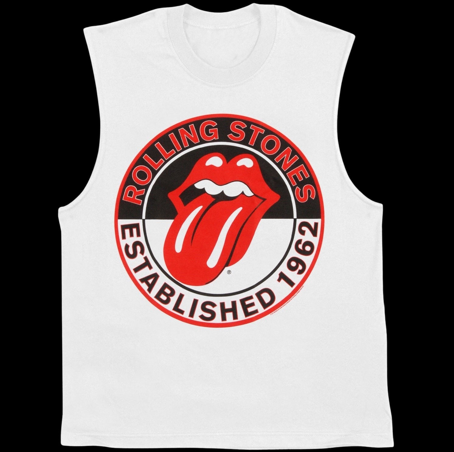 Rolling Stones EST. 62 Men’s Fit Muscle T-Shirt-T-Shirts-PANTIESANDPUMPS.COM