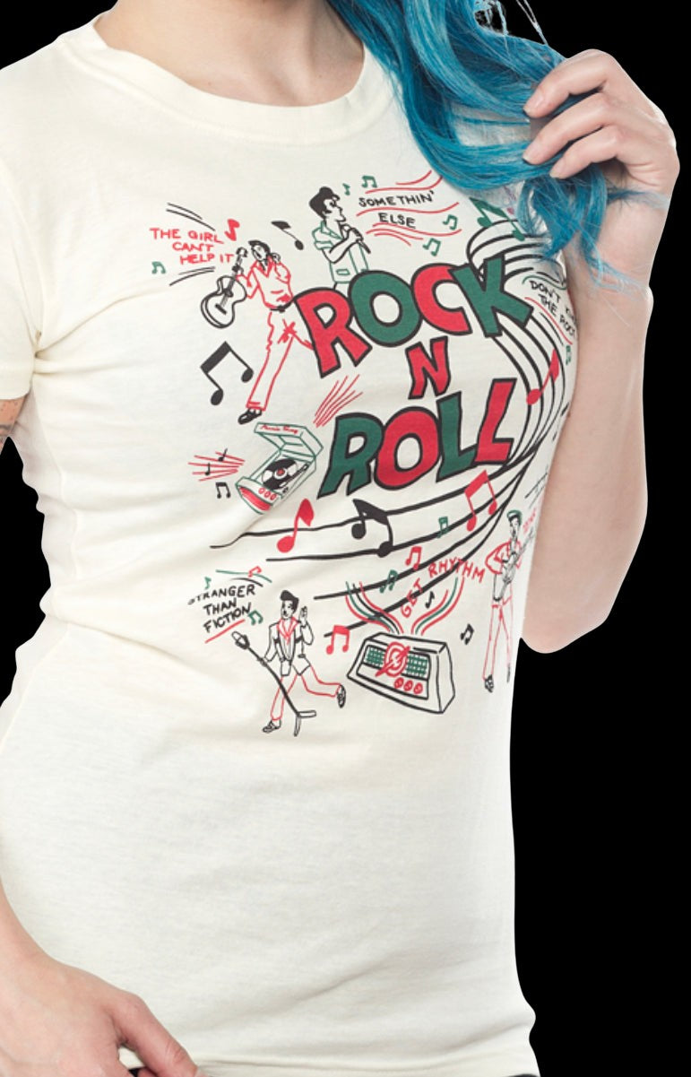Atomic Swag Rock N Roll T-Shirt-T-Shirts-PANTIESANDPUMPS.COM
