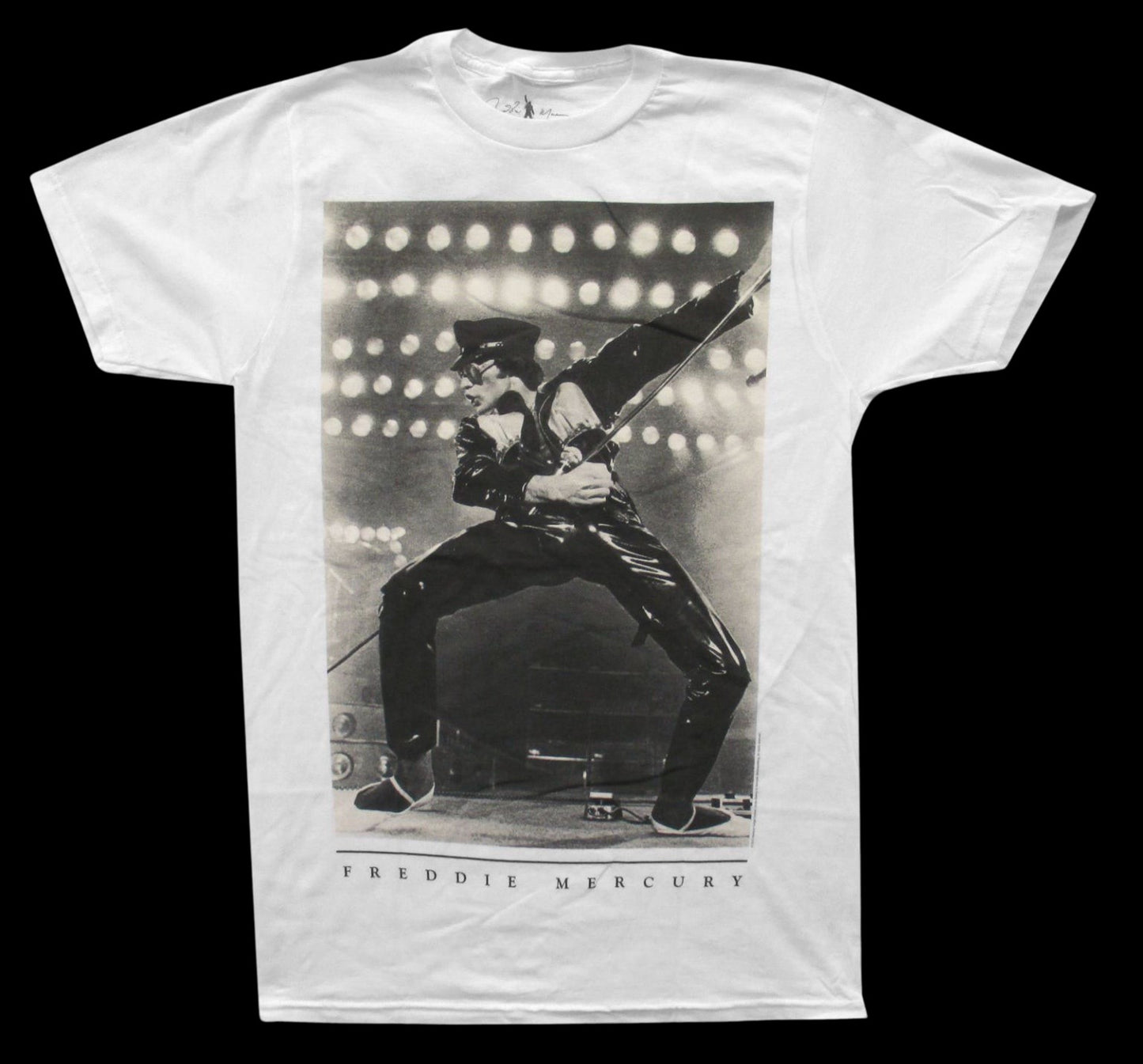 Freddy Mercury Freddie Lights Men’s Fit T-Shirt-T-Shirts-PANTIESANDPUMPS.COM