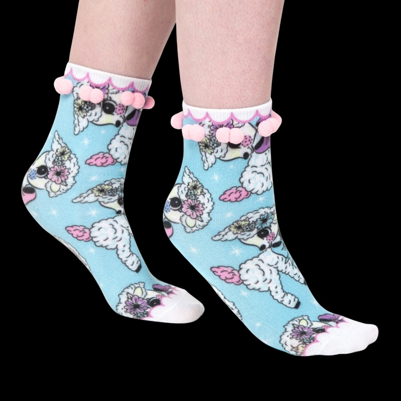 Irregular Choice Lamb Print Socks-Legwear & Socks-PANTIESANDPUMPS.COM