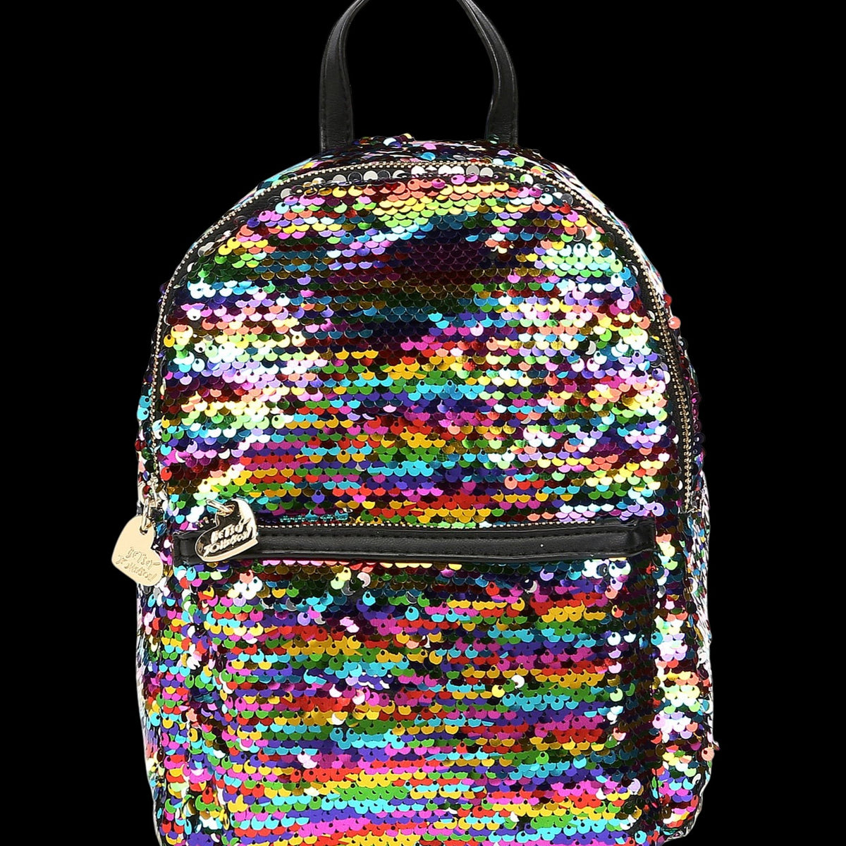Betsey Johnson Spectrum Sequin Micro Mini Backpack, Rainbow Multi