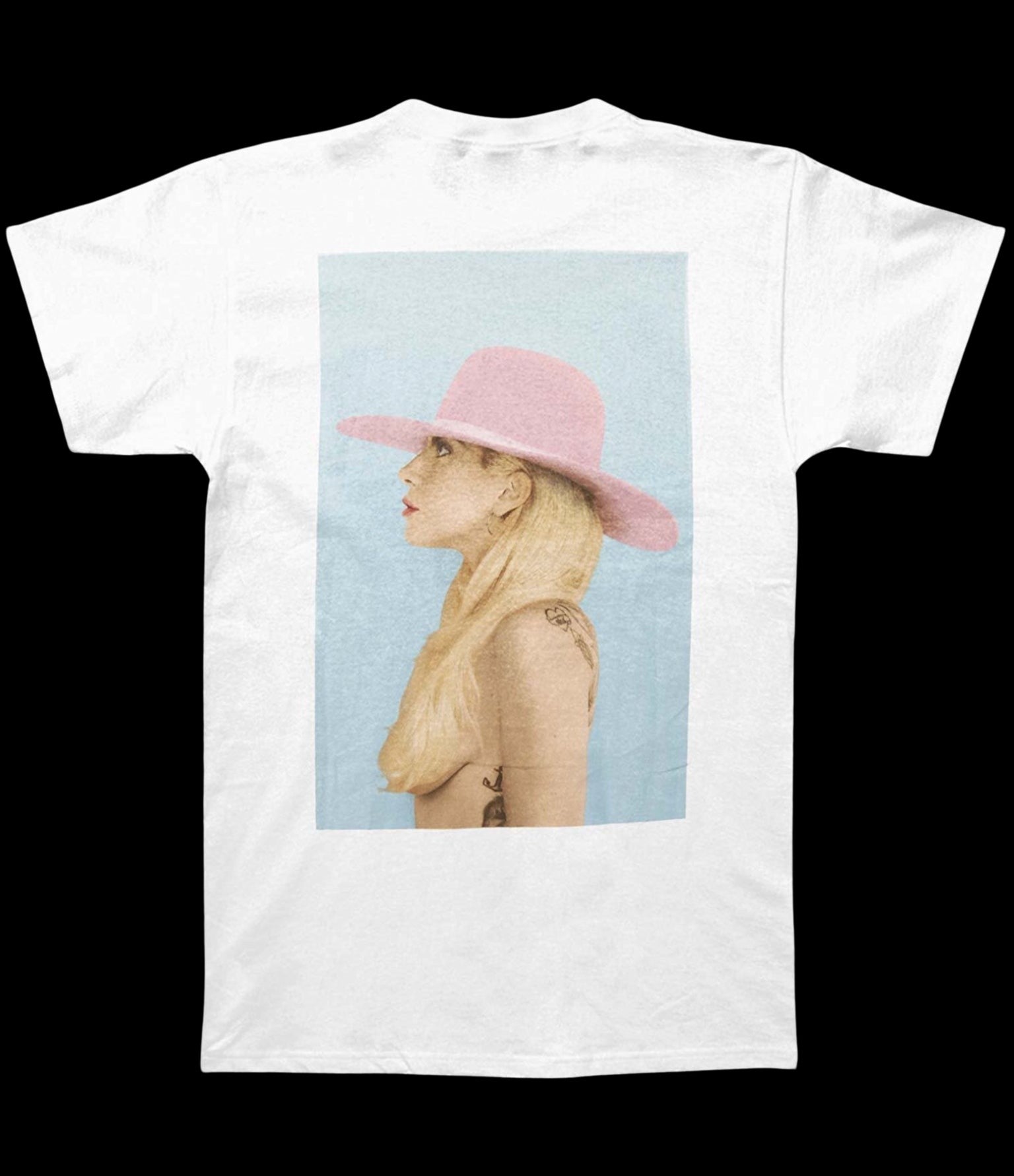 Lady Gaga Joanne Side Full Back T-Shirt-T-Shirts-PANTIESANDPUMPS.COM