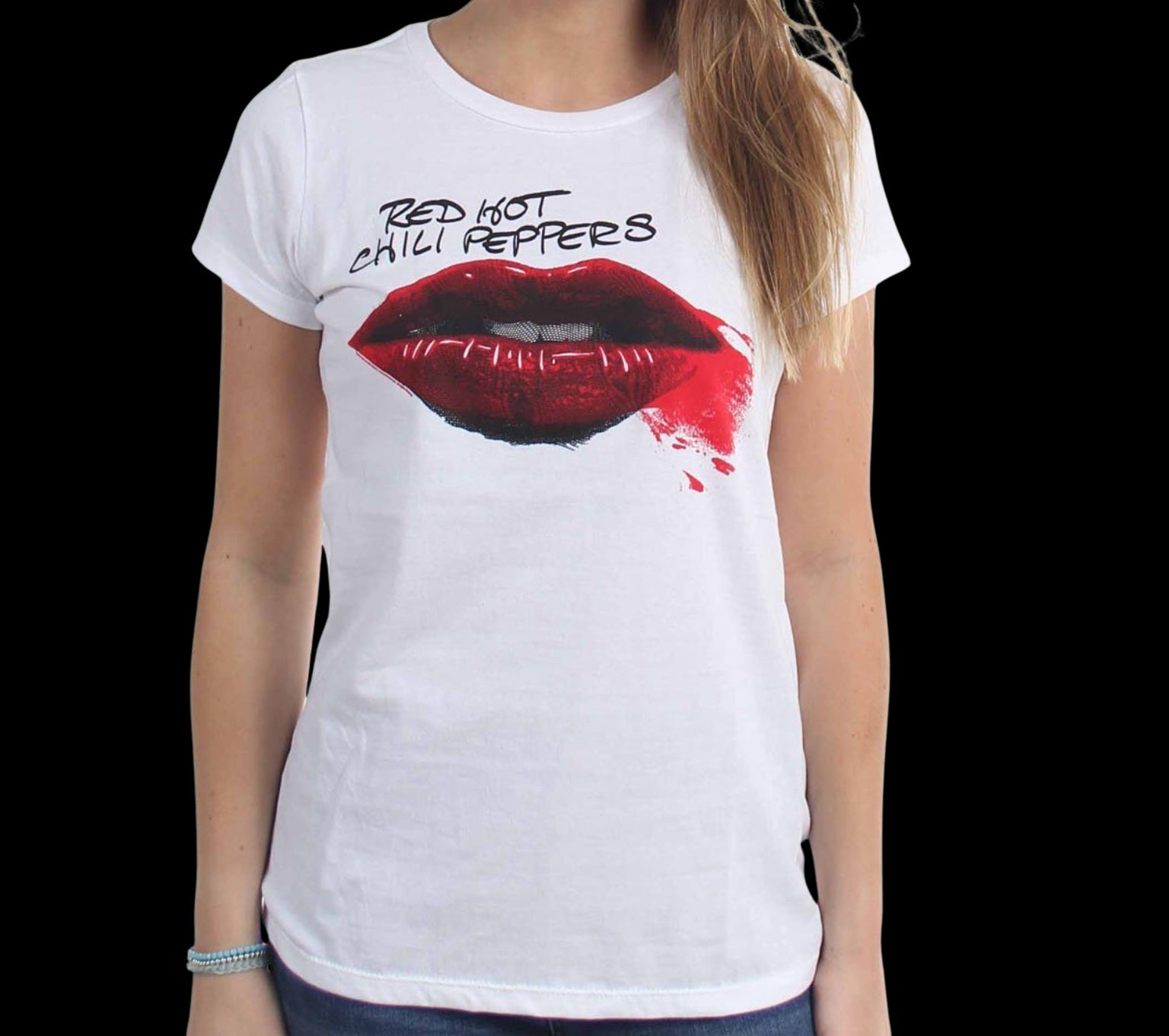 Red Hot Chili Peppers Lipstick T-Shirt-T-Shirts-PANTIESANDPUMPS.COM