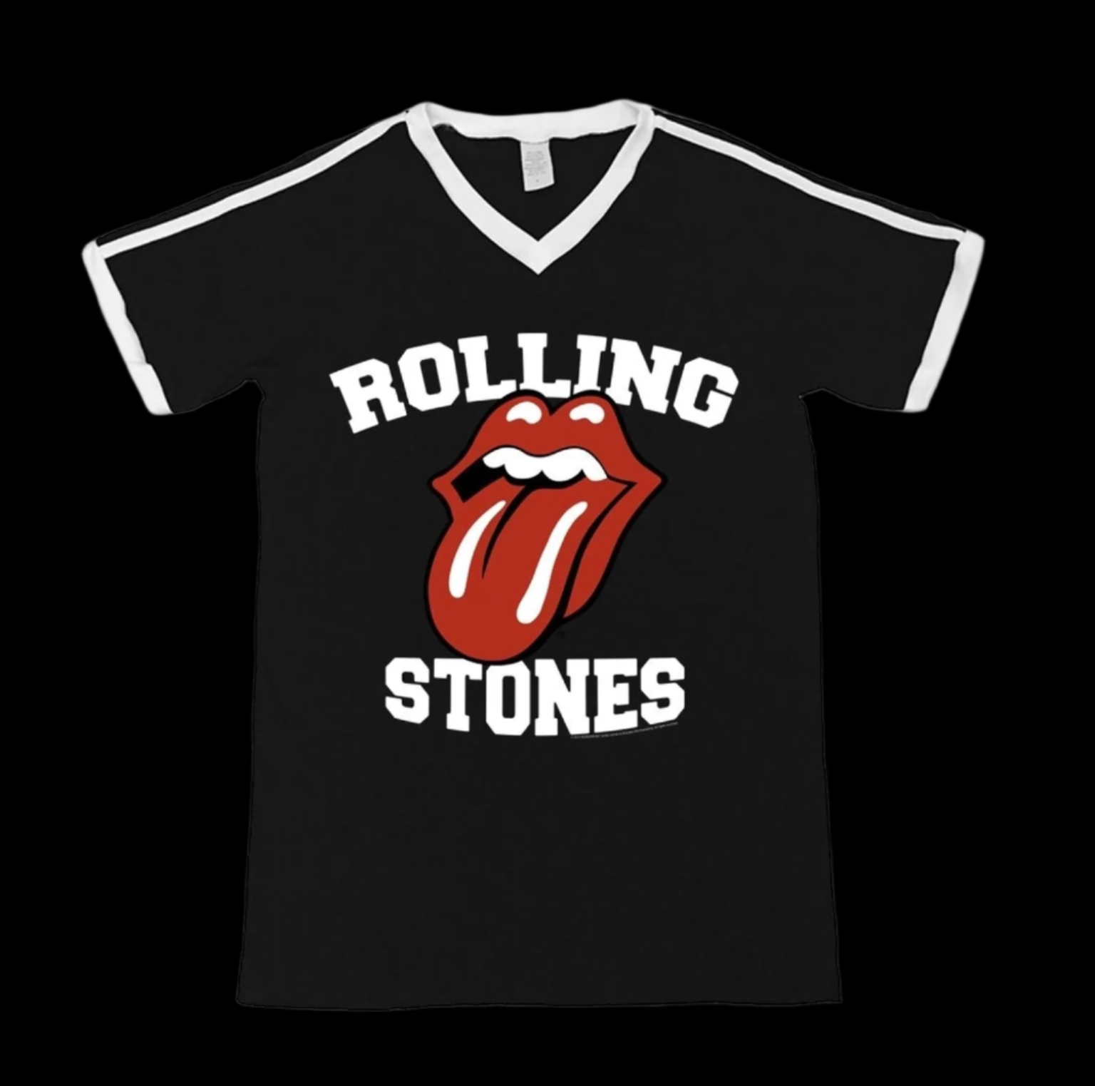 Rolling Stones Athletic Tongue Soccer T-Shirt