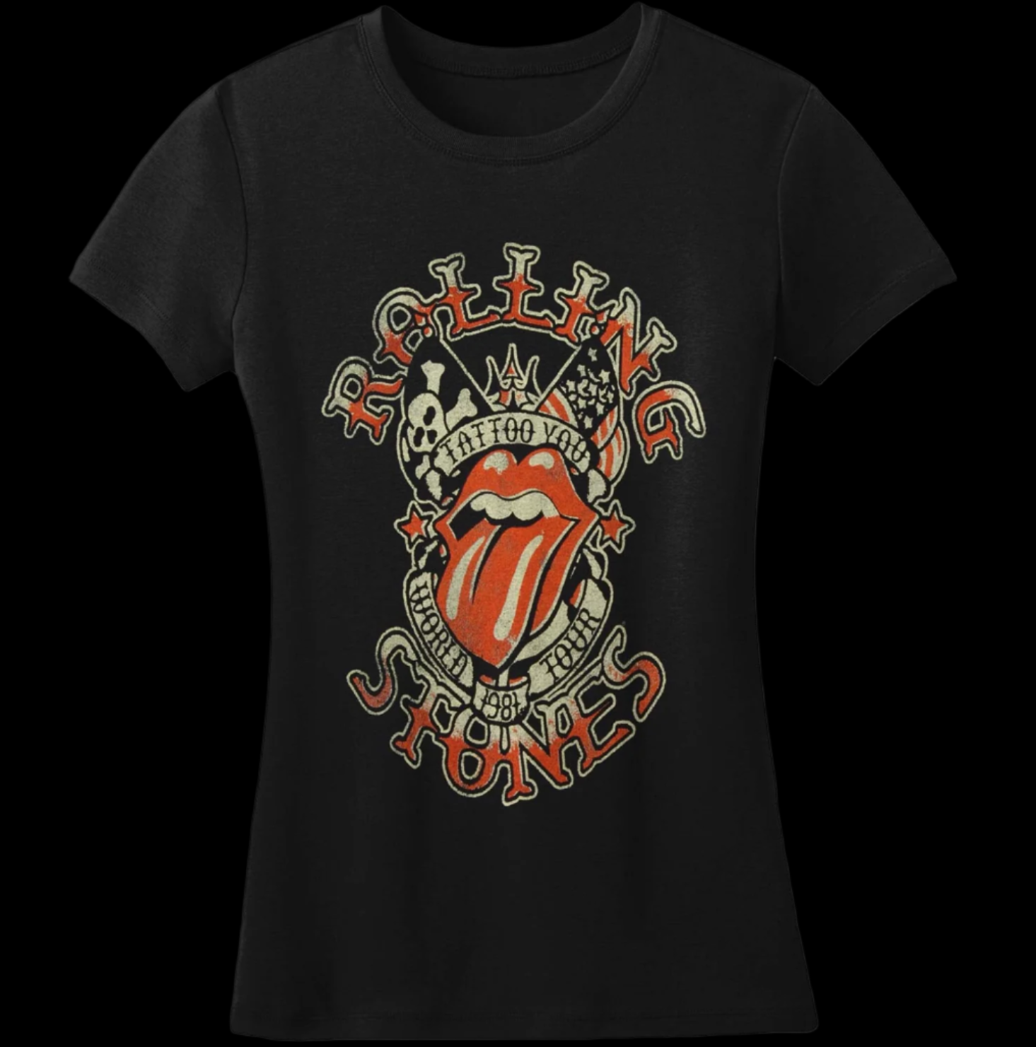 Rolling Stones Tattoo You Tour Tee Girlie T-Shirt