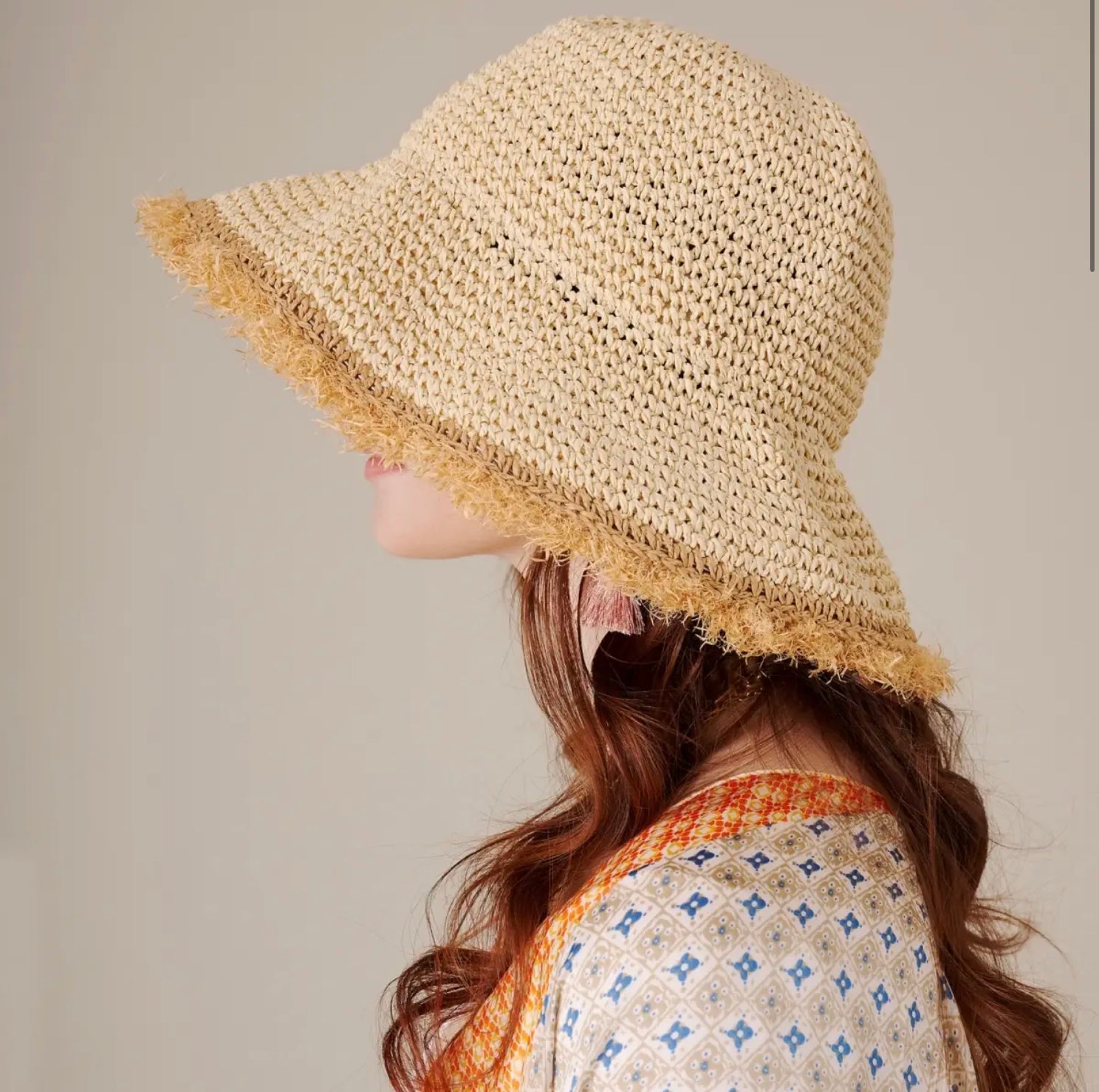 Straw Bucket Hat-Hats-PANTIESANDPUMPS.COM