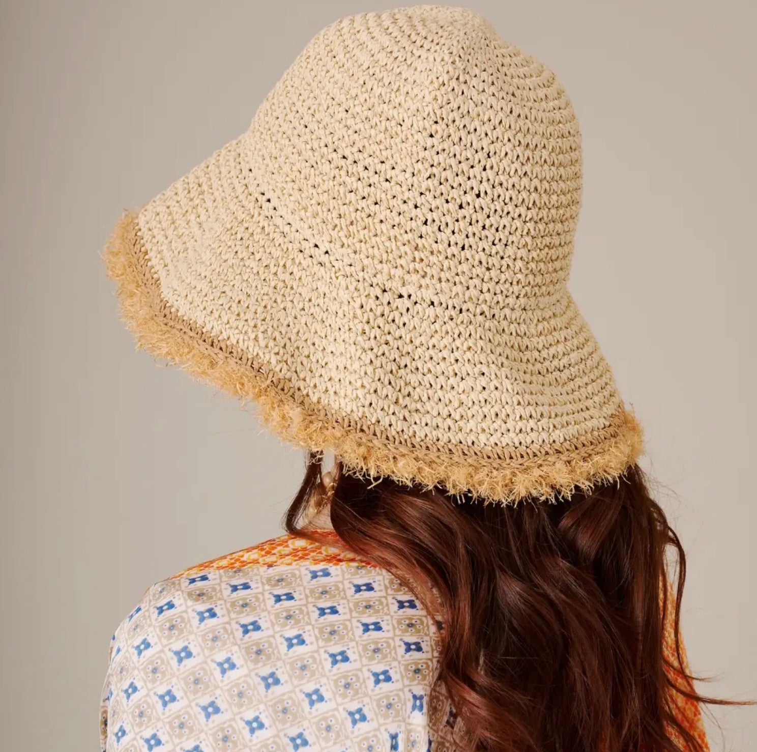 Straw Bucket Hat-Hats-PANTIESANDPUMPS.COM