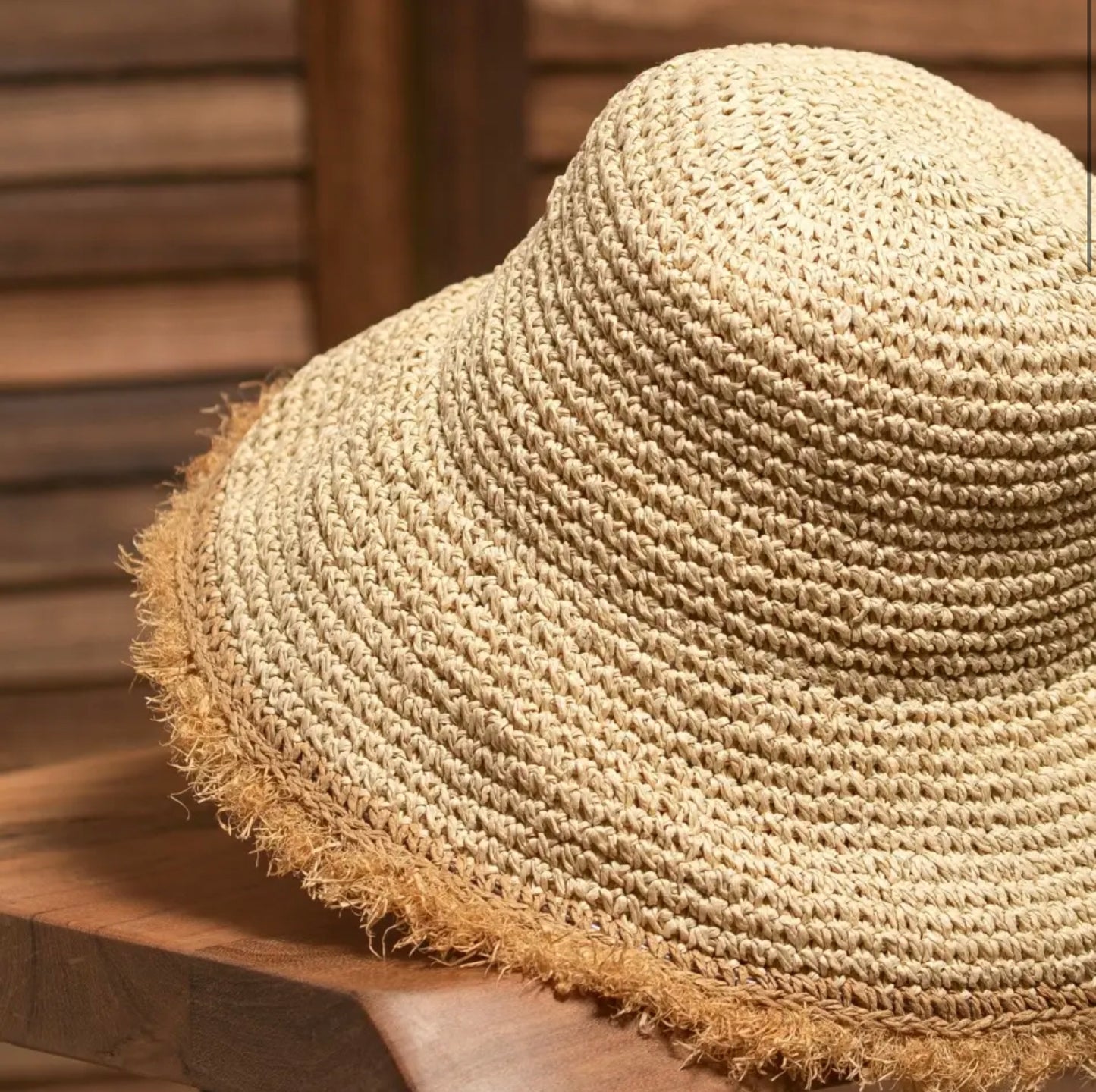 Straw Bucket Hat-Hats-PANTIESANDPUMPS.COM