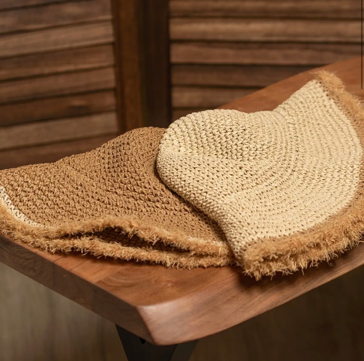 Straw Bucket Hat-Hats-PANTIESANDPUMPS.COM