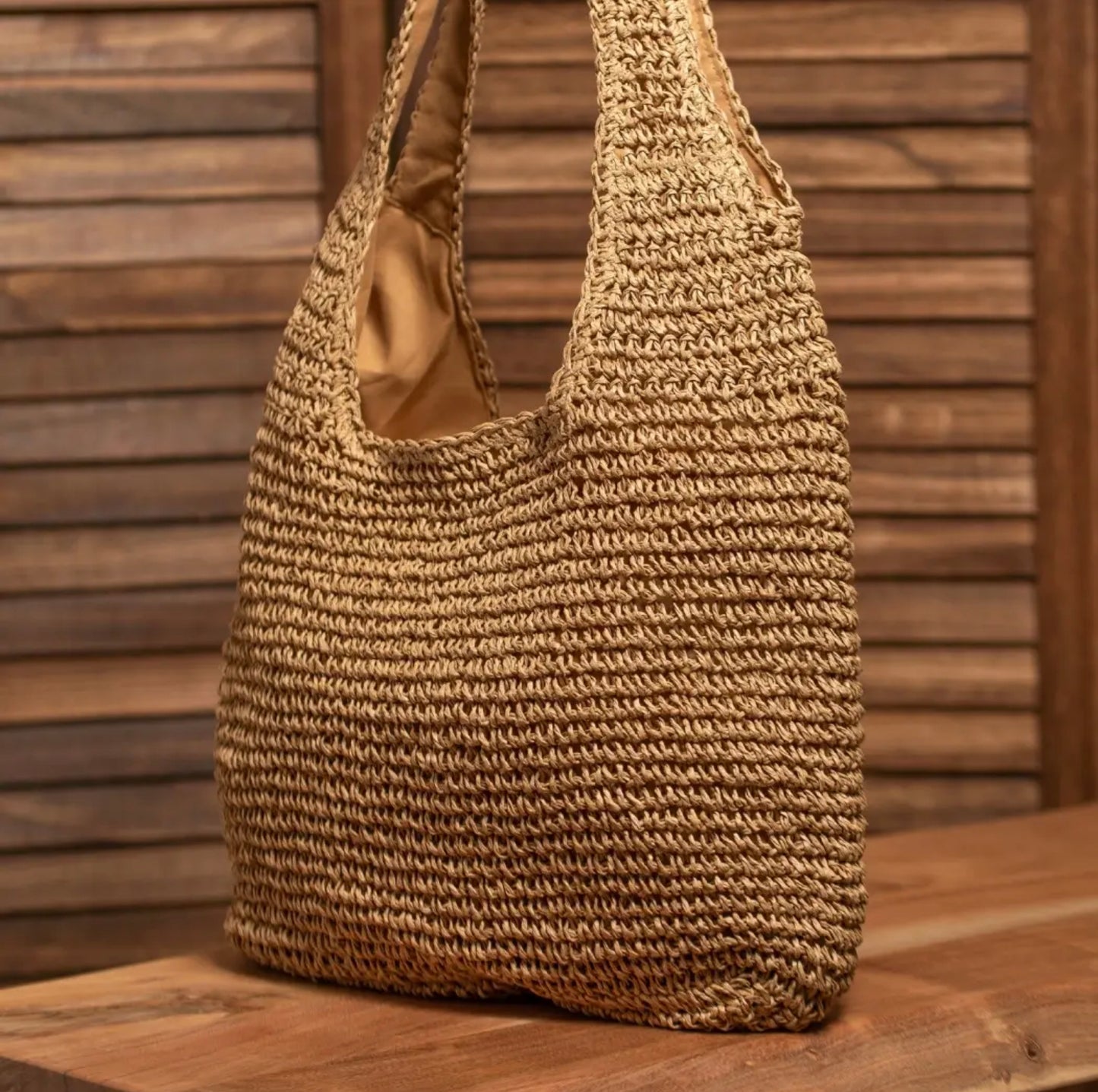 Straw Shoulder Bag-Bags-PANTIESANDPUMPS.COM