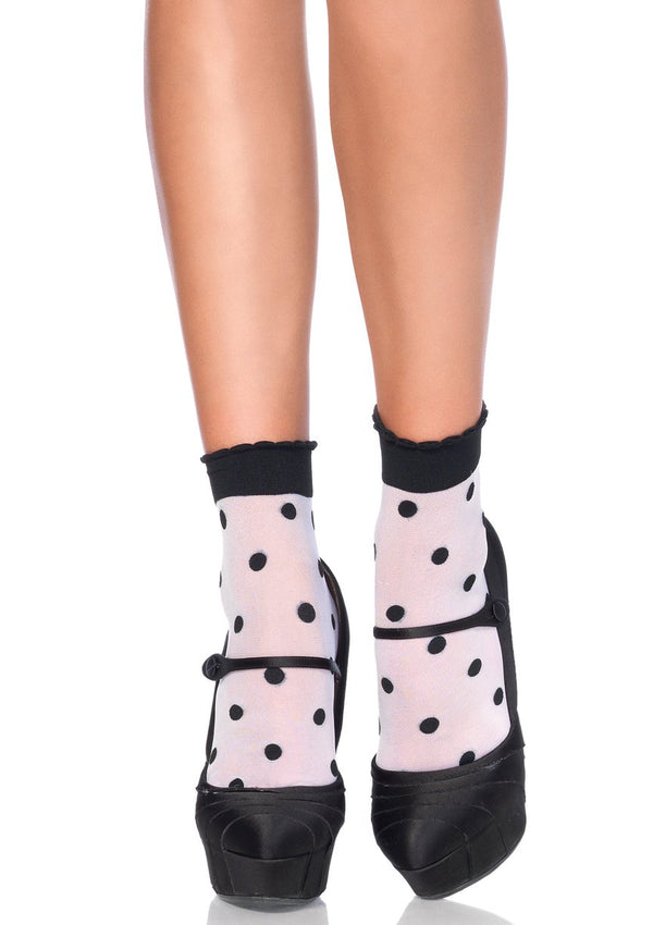 ANKLET SPOTS AND DOTS SOCKS