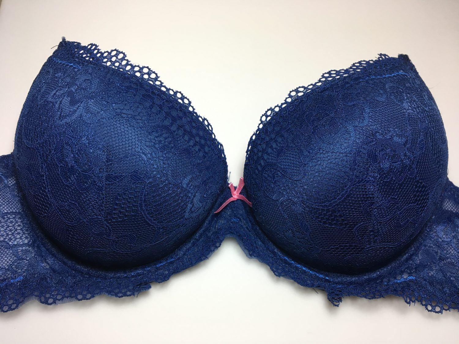 Blue Lace Push-up Bra