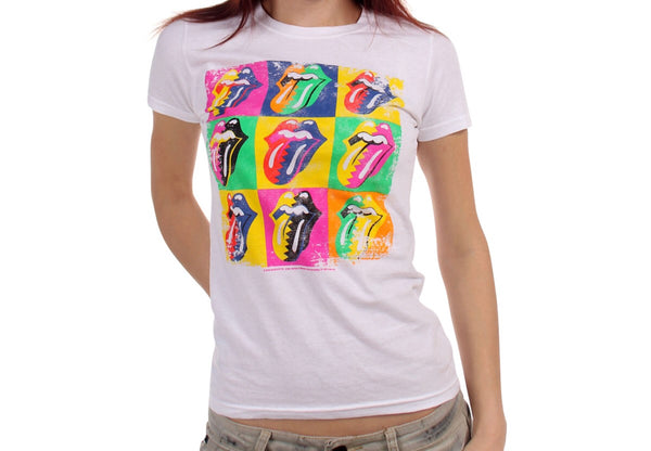 Rolling Stones Warhol Tongue Girlie T-Shirt