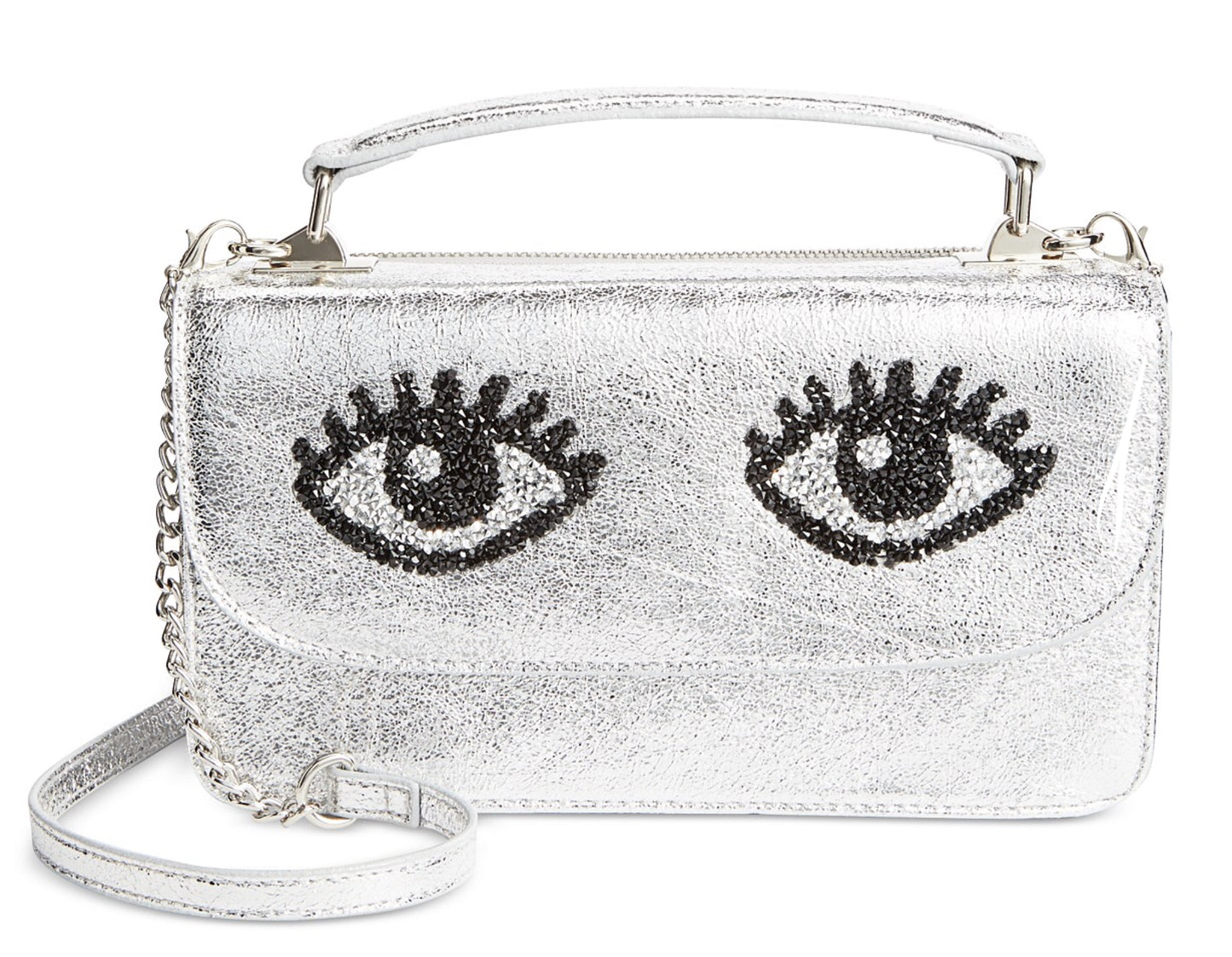 Betsey Johnson Eyes Top Handle Crossbody