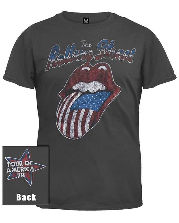 Rolling Stones Tour Of America Vintage Men’s Fit T-Shirt