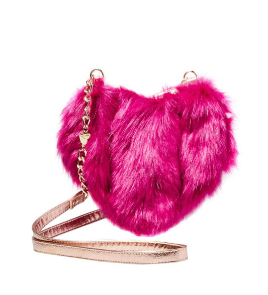 Betsey Johnson Fur Your Eyes Only Crossbody Bag