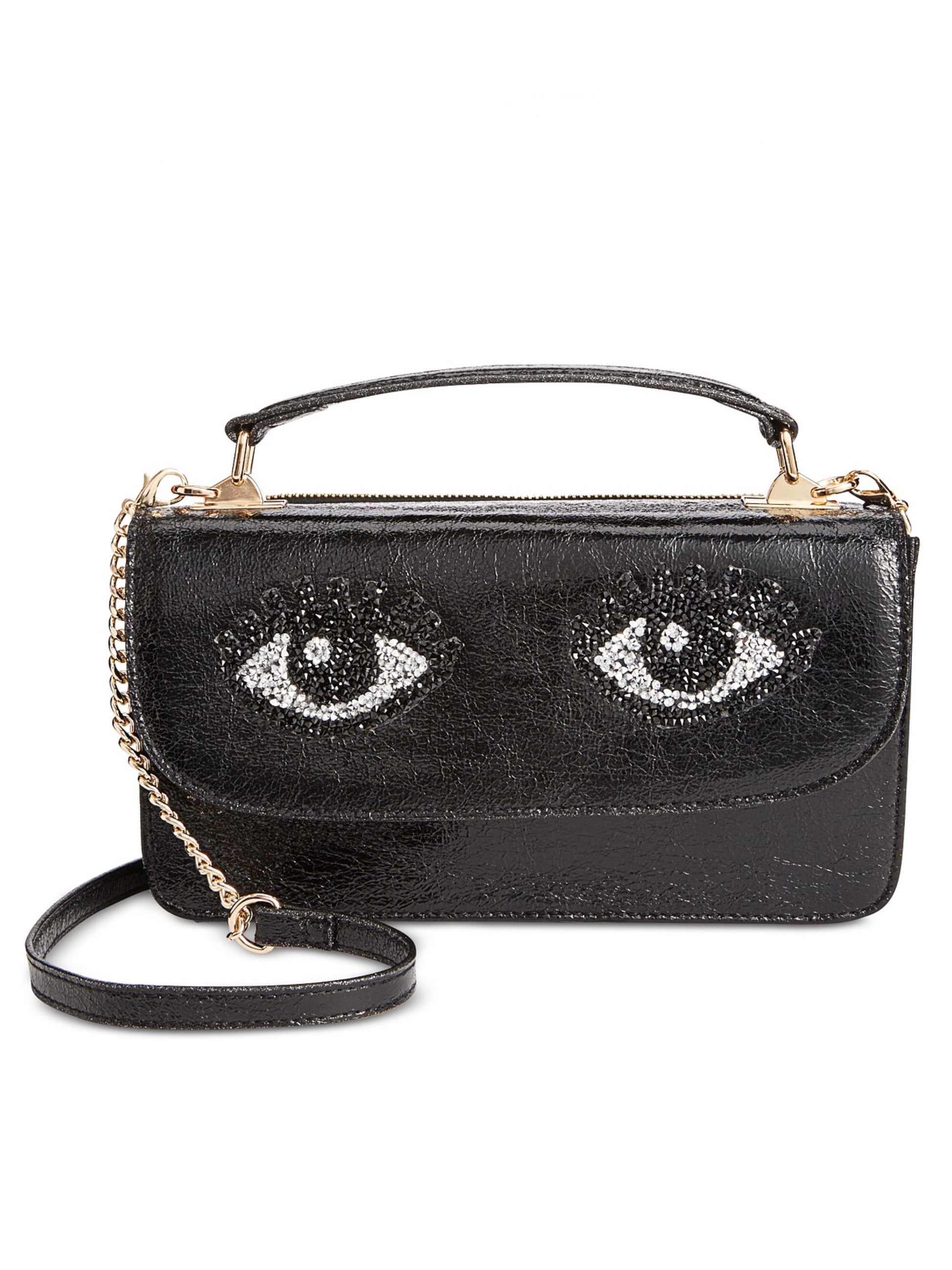 Betsey Johnson Eyes Top Handle Crossbody