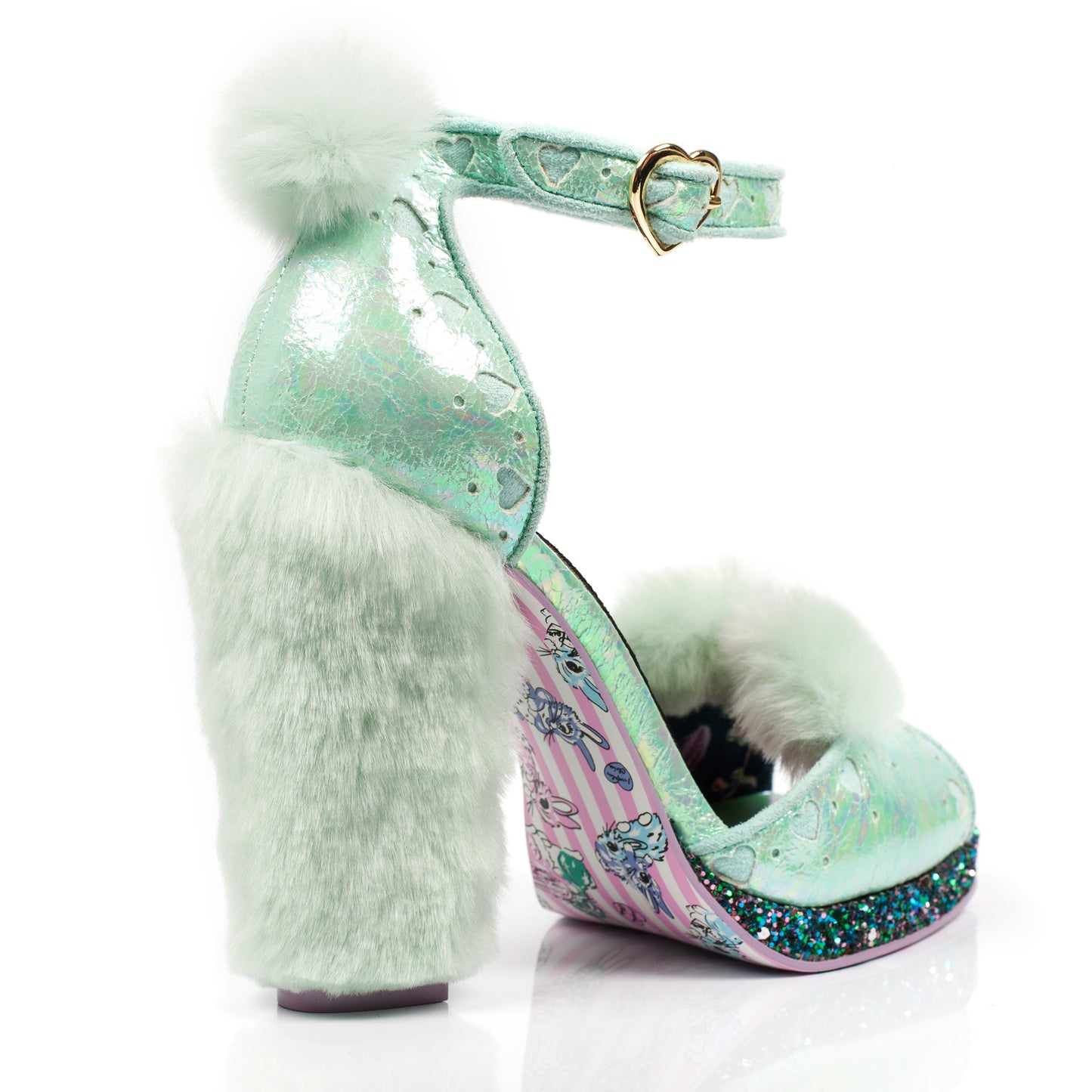 IRREGULAR CHOICE TEDDY TOES HEELS