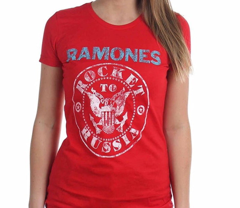 Ramones Rocket to Russia Juniors Foil T-Shirt