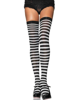 Nylon Stockings With Stripes