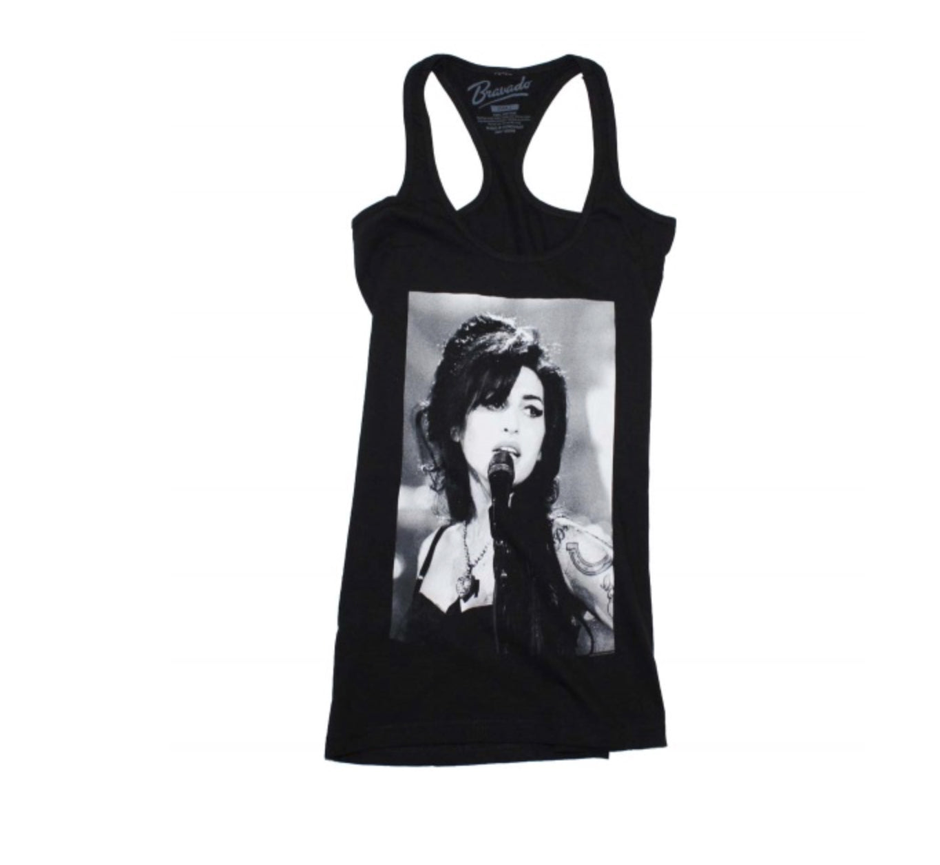 Amy Winehouse Live Shot Juniors Tank Top