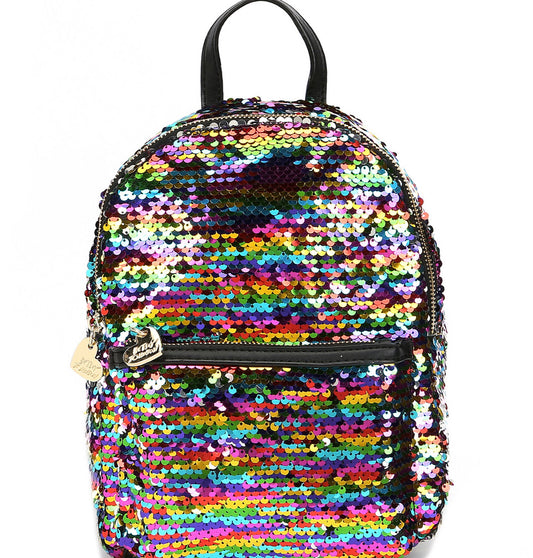 Betsey Johnson Mini Sequin Backpack