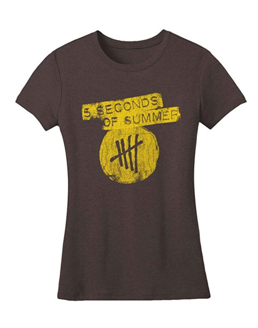 5 Seconds Of Summer Tally Logo Junior's Tee