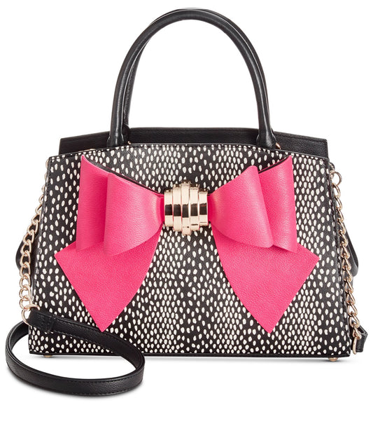 Betsey Johnson Removable Bow Satchel