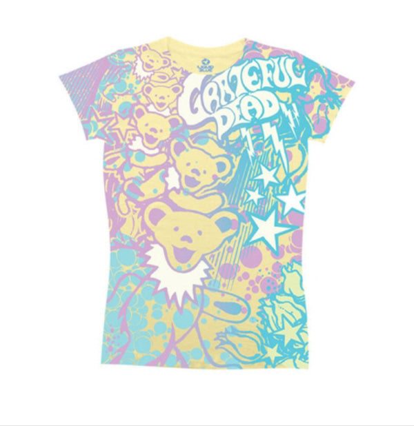 Grateful Dead Bubble Gum Bears Juniors T-Shirt