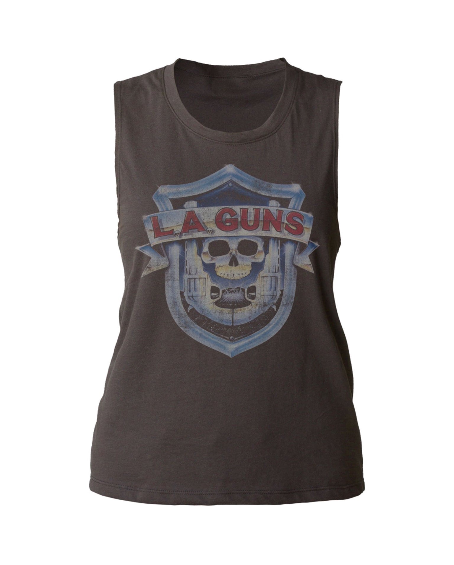 L.A. Guns Logo Juniors Muscle Tank