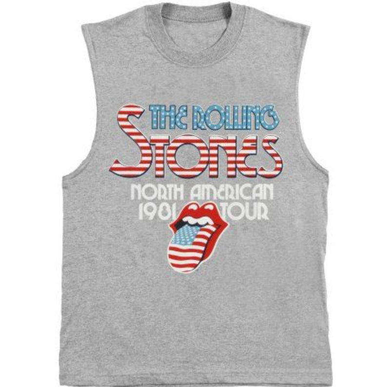 Rolling Stones 81 Tour Men’s Fit Muscle T-Shirt