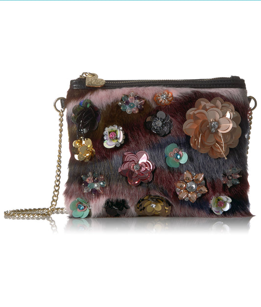 Betsey Johnson Fux Fuh Crossbody