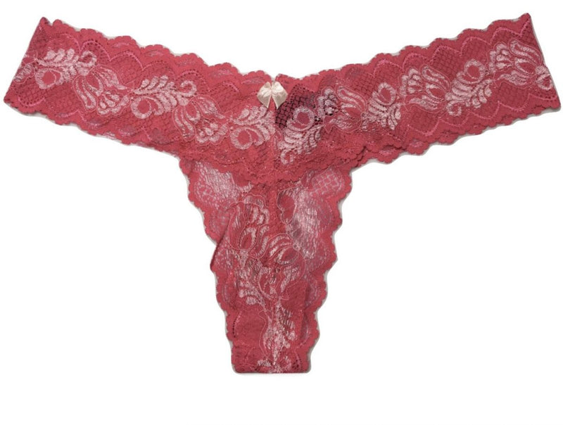 Women’s Pink Lace Sexy Thong