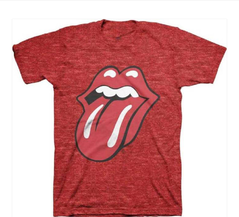 Rolling Stones Red Tongue Red Triblend T-Shirt
