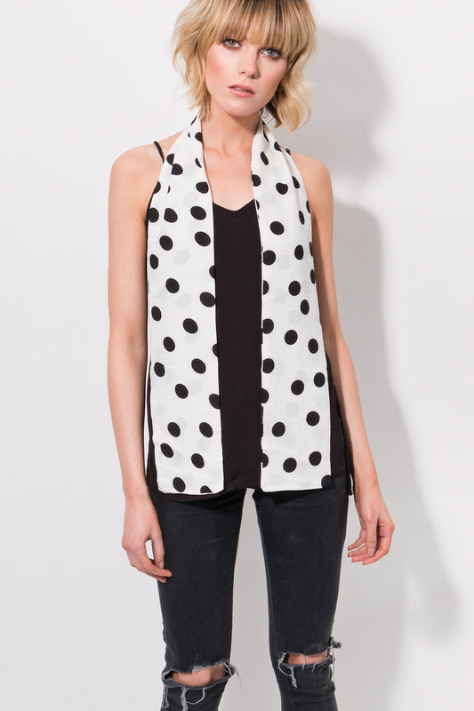 Calinda Polka Dot Scarf