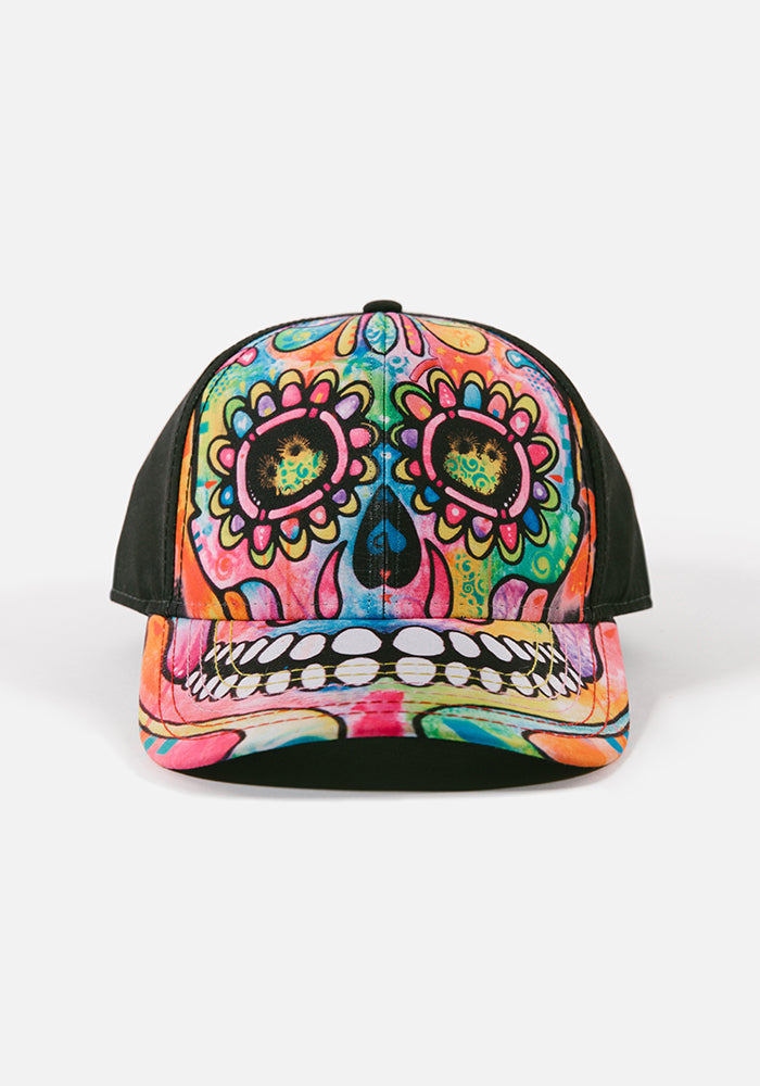 Skeleton Face Trucker Hat